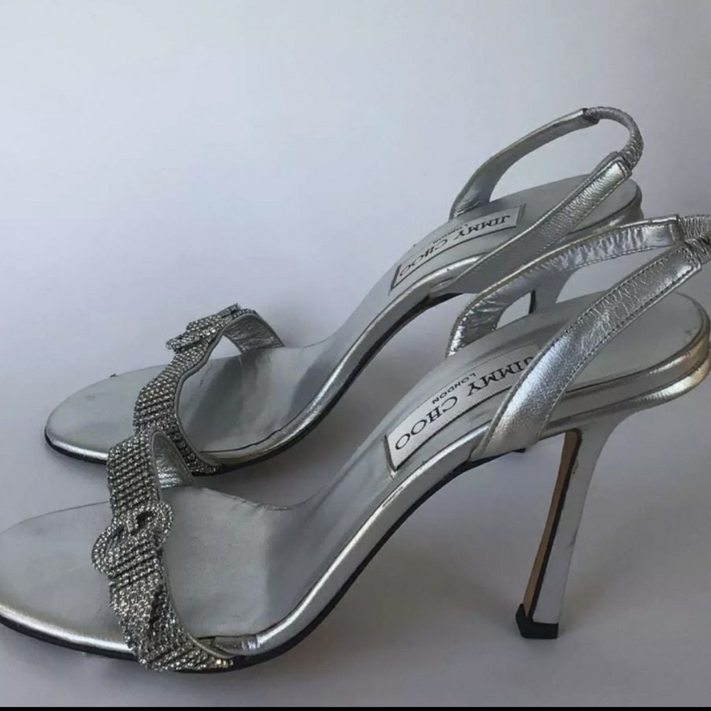 Jimmy Choo Silver Women's Heels